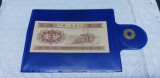 China folder bancnota + moneda UNC