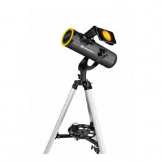 Telescop reflector cu filtru solar Bresser Solarix 76/360, tripod aluminiu foto