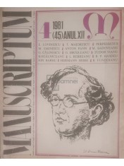 Al. Oprea - Manuscriptum, nr. 4/1981 (Editia: 1981) foto