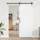 VidaXL Ușă Interioară &#039;ORKDAL&#039;Albă 93x232x4 cm Din Lemn Masiv de Pin