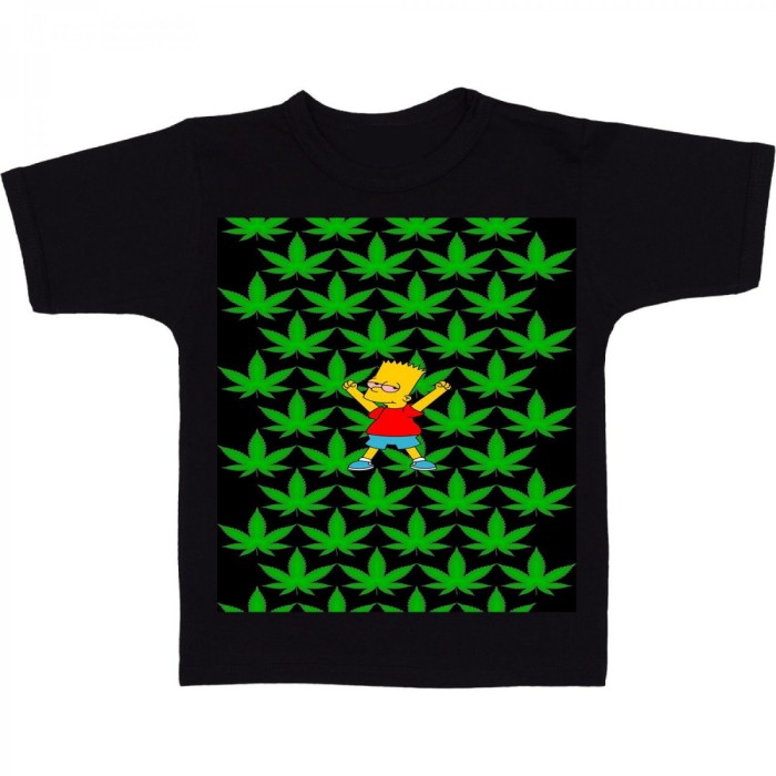 Tricou &quot; Marijuana Simpson &quot;