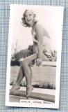 72 MINIFOTO, RECLAMA SEXY DIN PACHET DE TIGARI INTERBELIC - SONJA HENIE