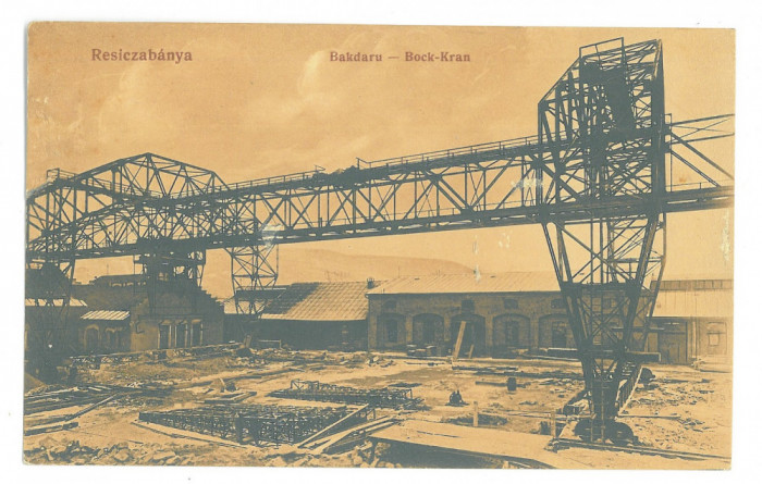 3666 - RESITA, Caras-Severin, Factory, Romania - old postcard - used - 1916