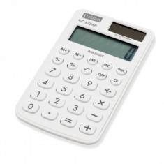 Calculator de birou, model cu 8 cifre, alb foto