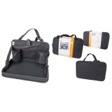 Masuta Auto Pliabila Spatar Scaun, Neagra, 36x22 cm, Carguard - Suport Tableta, Mancare, Bauturi - Organizator Auto Universal
