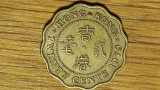 Hong Kong - bijuterie de moneda - 20 cents 1979 - Elisabeta - dantelata !, Asia