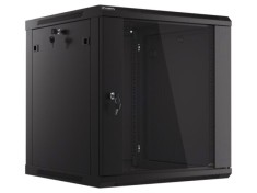 Carcasă tablou rack LANBERG 19&quot; 12U neagră 600x600mm