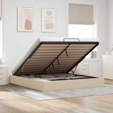 VidaXL Cadru de pat otoman fără saltea cremă 160x200 cm țesătură 3310894