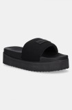 Rip Curl papuci femei, culoarea negru, cu platforma, 17AWOT