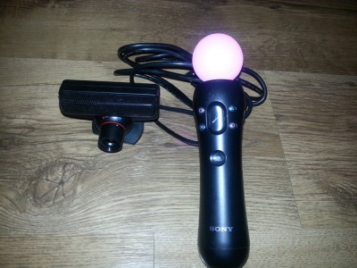 Pachet Playstation move+camera PS3 SONY playstation 3 ps 3 + 1 joc copii Heroes foto