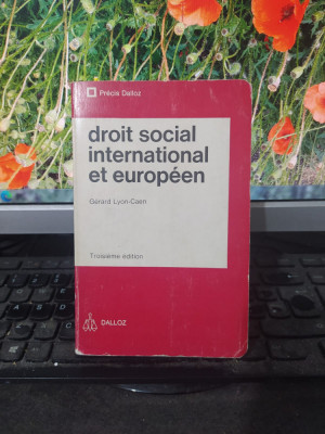 Lyon-Caen, Droit social international et europeen, Dalloz, Paris 1974, 065 foto