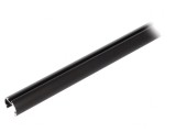 Profil Aluminiu Negru 1m pentru Module LED