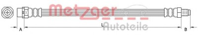 Conducta / cablu frana MINI MINI CLUBMAN (R55) (2007 - 2015) METZGER 4110996 foto
