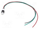 Lampă de control LED convex roşie/verde 230VAC &Oslash;10mm POLAM-ELTA