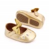 Pantofiori aurii din lac cu puncte argintii (Marime Disponibila: 6-9 luni
