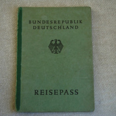 Pasaport "RFG" 1951 - Vize Multiple