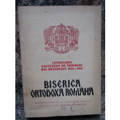 BISERICA ORTODOXA ROMANA - BULETINUL AL PATRIARHIEI ROMANE ANUL XCIX NR 9-10