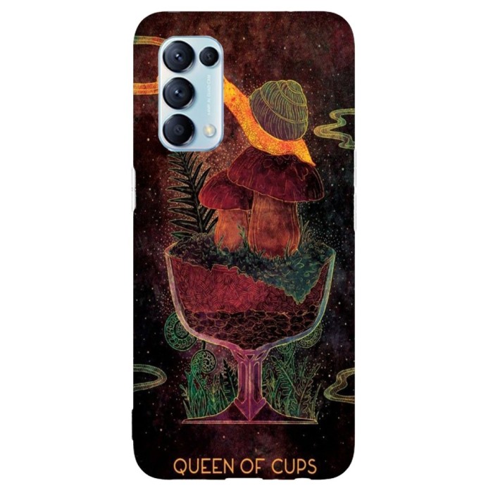Husa compatibila cu Oppo A73 model Queen of cups, Silicon, TPU, Viceversa