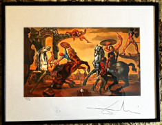 Salvador Dali - cromolithografie foto