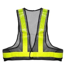 Vesta reflectorizanta pentru motocicleta, bicicleta, jogging, culoare Negru -