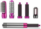 Uscator de Par cu Perie Styler Profesional 5 in 1, Funcții Complete de Coafat
