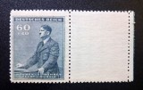 Germania Al Treilea Reich 1942 "Ziua de Naștere a lui Adolf Hitler 60h+40h" (Timbru MNH cu C&acirc;mp Alb &amp; Margine Dreaptă de Coliță) - FD1