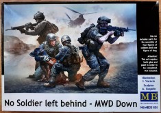 NO SOLDIER LEFT BEHIND &ndash; MWD DOWN - MASTER BOX Cod MB35181 Scara 1/35 DIORAMA MACHETA FIGURINE ASAMBLARE HOBBY WWII SOLDAȚI GERMANI AMERICANI RUȘI