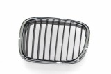 Grila radiator Bmw Seria 5 E39, 01.1996-1999, stanga, crom/negru, 51138159315, 201615