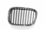 Grila radiator Bmw Seria 5 E39, 01.1996-1999, stanga, crom/negru, 51138159315, 201615, Rapid