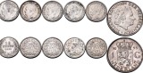 Olanda 1903-1955 set 6 monede argint