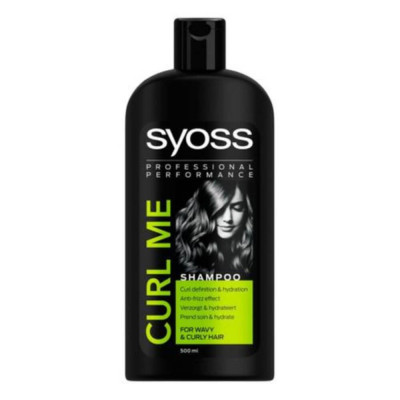 Sampon SYOSS Curl Me, 500 ml, pentru Par Ondulat, Sampon Par Ondulat, Sampoane pentru Par Ondulat, Produse de Ingrijire a Parului, Produse Hairstyling foto