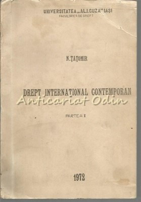 Drept International Contemporan - N. Tatomir