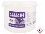 Pasta termoconductoare albă AG TERMOPASTY H 0,88W/mK 5kg