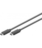 Cablu USB Type C Generatia 1 tata-tata 1.5m negru GOOBAY