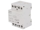 Contactor cu 4 poli pentru instalații de 63A 230VAC, 220VDC
