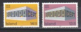 ISLANDA 1969, EUROPA CEPT, serie neuzata, MNH
