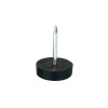 Picior mobila plastic negru, cui, finisaj mat - Ro Group