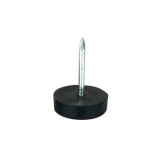 Picior mobila plastic negru, cui, finisaj mat - Ro Group