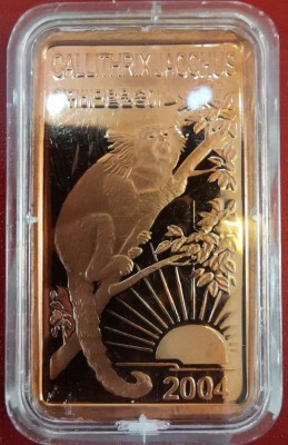 SV * Coreea 20 WON 2004 * Saguinus Midas * TAMARINUL CU MANA DE AUR * UNC + foto