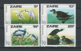 Zaire 1985 MNH, nestampilat - Pasari, fauna, animale