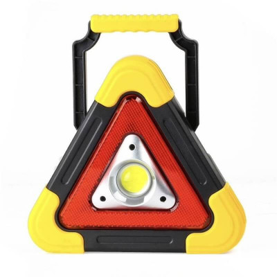 Lampa de lucru led cu acumulator, Incarcare Solara, Micro USB, COB, SMD, Rosu &amp;ndash; foto