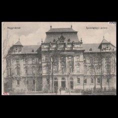 Carte poștală veche Oradea &ndash; Igazs&aacute;g&uuml;gyi Palota (Palatul Justitiei Oradea) &ndash; 1915