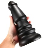X-Men 10&quot; Extra Girthy Butt Plug Black III (26.8cm x 9.1cm)