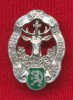 Clubul de vanatoare "Fratia" Hubertus - Gratz , insignă austriaca din argint