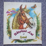 Batranul cal si leul, basm popular bielorus, 16 pagini, 1986, stare f buna