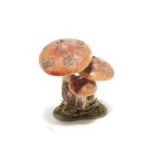 Cumpara ieftin Ciupercute decorative hartie, textil multicolor 10,5 x 7,5 x 15 H