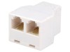 Splitter RJ11 6p4c cu 2 socluri RJ11