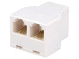 Splitter RJ11 6p4c cu 2 socluri RJ11