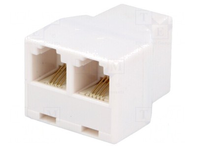 Splitter RJ11 6p4c cu 2 socluri RJ11 foto