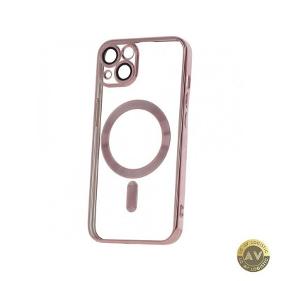 Husa MagSafe pentru Samsung Galaxy A56 A566 OEM Color Chrome Mag Roz Aurie foto